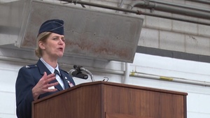 Command Chief Master Sergeant change of authority ceremony at Otis Air National Guard Base
