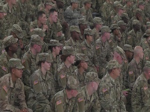 101st Airborne Division (Air Assault) Sustainment Brigade Color Casing Ceremony