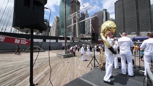 Navy Band concert at South Street Seaport