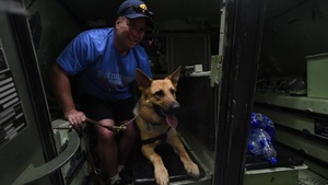 USS Arlington Seeing Eye Dog Tour