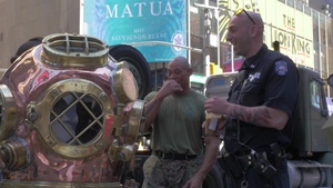 Navy Divers in Times Square