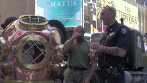 Navy Divers in Times Square