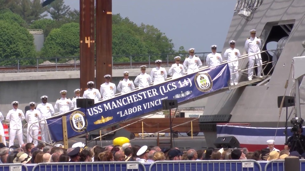 DVIDS - Video - USS Manchester Commissioning Ceremony