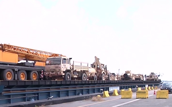 1st Armored Brigade Combat Team port operations