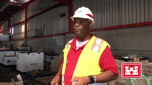 USACE logisticians track excess inventory to complete gird restoration mission