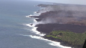Aerial Video of Hawaii Lava Flow
