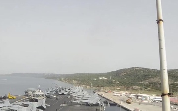 USS Harry S. Truman Souda Bay Port Visitport