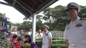 79th Shimoda Black Ship Festival Wreath Laying Ceremony B-Roll
