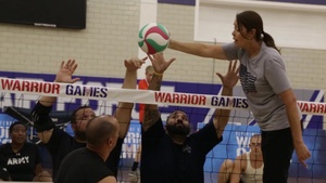 Warrior Games Seated Volleyball
