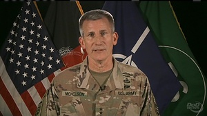 Resolute Support Mission Commander Holds News Briefing