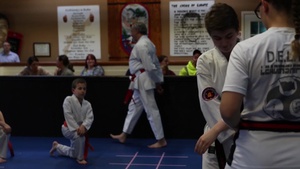 Karate teacher pursues leadership through Summer Leadership Character Development Academy (B-Roll)