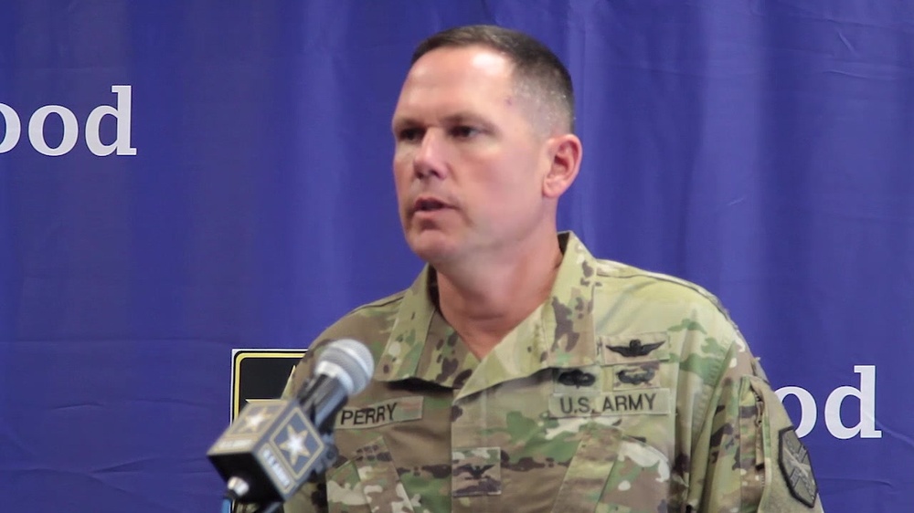DVIDS - Video - EXERCISE COL Hank Perry Press Conference EXERCISE