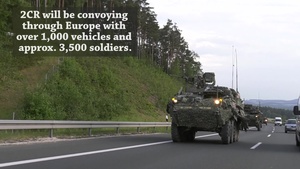 2d Cavalry Regiment Crosses Czechia Border