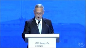 Mattis Speaks at International Institute for Strategic Studies Shangri-La Dialogue