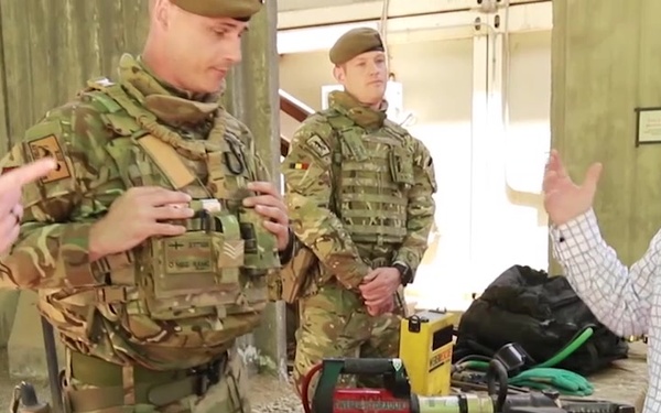Welsh Secretary Alun Cairns visits Welsh Guards in Afghanistan
