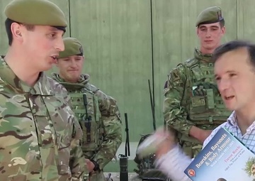 Welsh Secretary Alun Cairns visits Welsh Guards