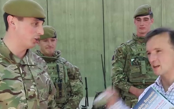 Welsh Secretary Alun Cairns visits Welsh Guards