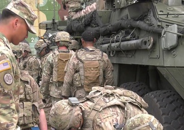 2CR performs first simulated full combat load distrubution in Poland