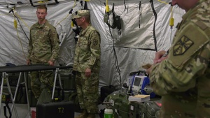 1171st Area Medical Support Company rehearses for mass casualty validation in Poland