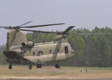 Bravo Company, 2nd Battalion, 227 Aviation Regiment fly to Ziemsko Airfield for Saber Strike 18