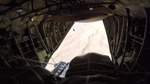 C-130H Combat Airdrop-Go Pro Clip