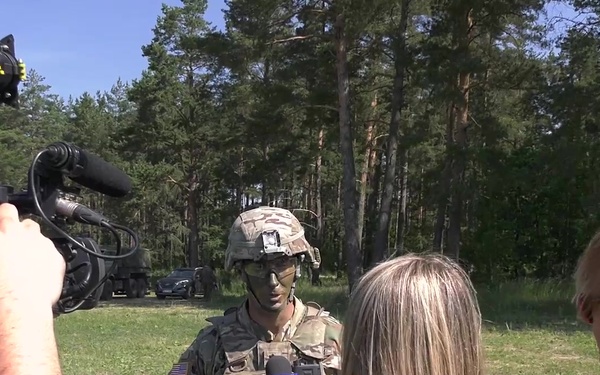 Saber Strike 18 opening ceremony B-roll