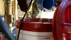 Tactical water purification system Saber Strike 2018 - social media