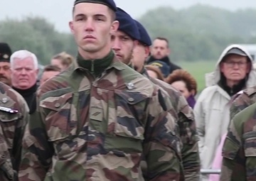 D-Day Remembrance Ceremony at Utah Beach B-roll