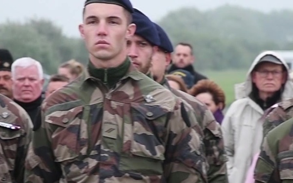 D-Day Remembrance Ceremony at Utah Beach B-roll