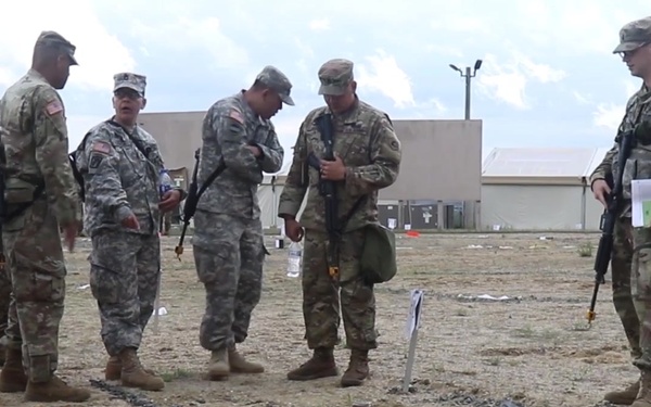 [B-roll] Soldier leaders conduct sand table for mission briefings during Combined Arms Exercise