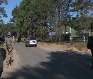 Lithuanian's Iron Wolf Brigade, Pennsylvania Guardsmen train during Saber Strike (B-Roll)