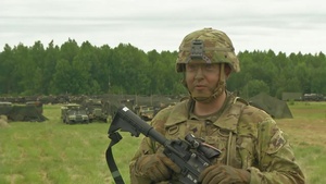 Lithuanian U.S. Soldier Interview - Saber Strike 18