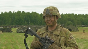 Lithuanian U.S. Soldier Interview (Lithuanian version) - Saber Strike 18