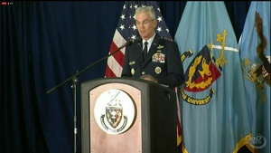 Joint Chiefs Vice Chairman Speaks at National Defense University Graduation
