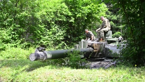 Strong Europe Tank Challenge Combat Pistol Shoot with Austrian and French Soldiers