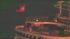 Coast Guard medevacs cruise ship passenger 100 miles east of Cape Hatteras, NC