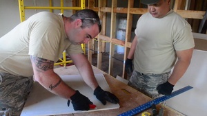 147th Civil Engineering Squadron Members build new buildings for community in Wahiawa, HI