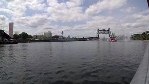 USS Scout (MCM-8) arrives for Portland Rose Festival Fleet Week