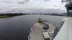 USS Michael Murphy (DDG 112) Arrives for Rose Festival
