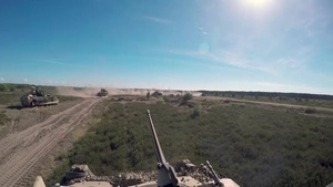 Bradley fighting Vehicle Saber Strike 18 - B-Roll