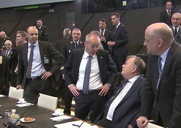 Meetings of NATO Ministers of Defence: Day 2 - Secretary General opening remarks (B-Roll)