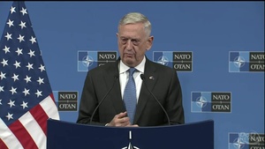 Mattis Attends NATO Defense Ministers' Meetings