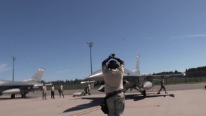 Trojan Footprint 18: Colorado ANG F-16 Fighting Falcon takeoffs