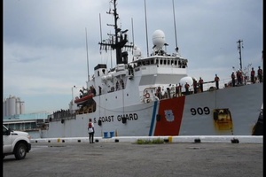 Coast Guard Cutter Campbell offloads 14,000 pounds of cocaine in Port Everglades