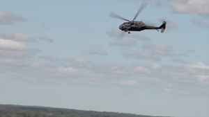 Pfc. Arthur Allen discusses aerial gunnery training