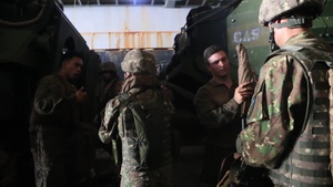 26th MEU Marines and 307th Naval Infantry Battalion conduct an amphibious assault during BALTOPS