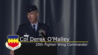20th Fighter Wing Change of Command