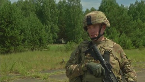 Capt. Paul Chandler 623 Field Artillery interview - Saber Strike 18