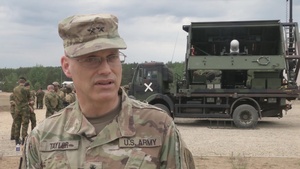 MG James E. Taylor Interview at Saber Strike