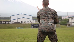 Sgt. Luna instructs Marines in MCMAP on CATC Camp Fuji